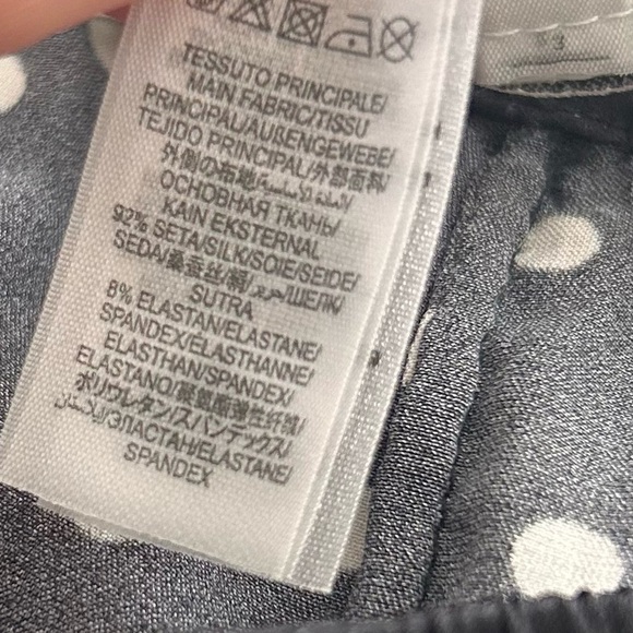 Stella McCartney polka dot celana silk pajama casual pull on shorts small - Picture 9 of 9